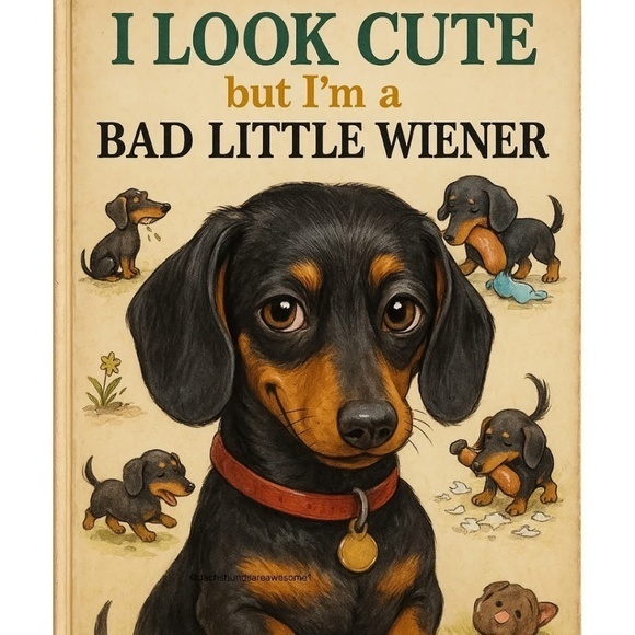 Vintage Reseller Shop Vintage Online Unique Items Mini Daschund Approved! - Picture 1 of 1